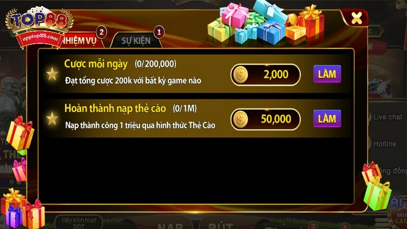 Chương trình khuyến mãi chào đón tân thủ