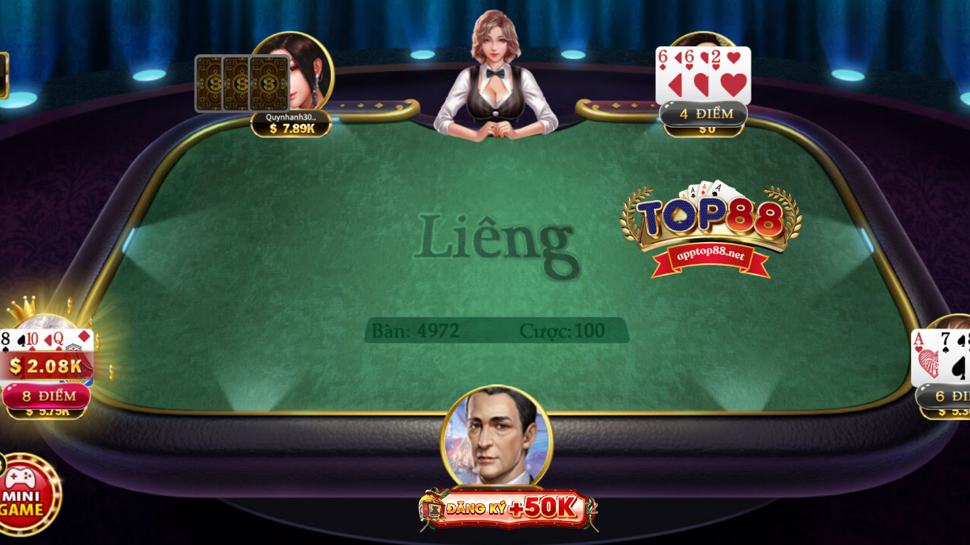 Lưu ý khi chơi Liêng tại Top88