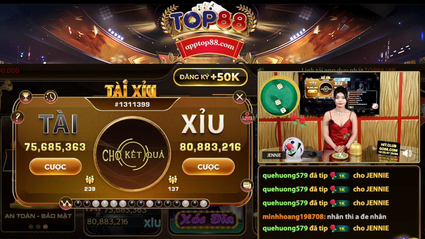 Ưu điểm tài xỉu Top88 