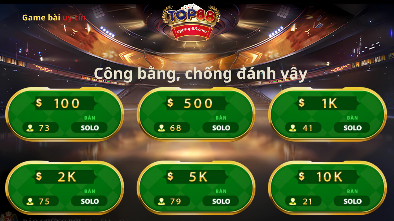 Ưu điểm tiến lên đếm lá Top88