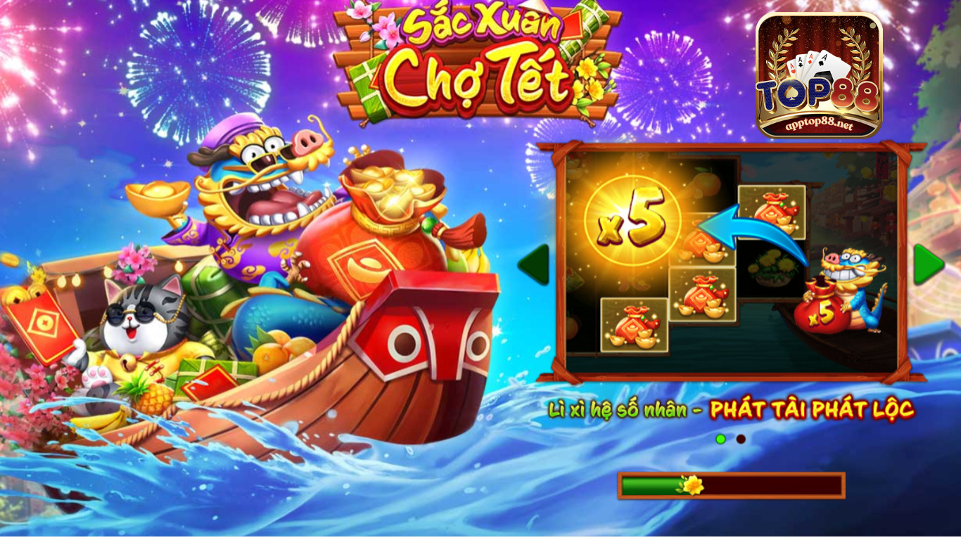Vài nét cơ bản về trò chơi sắc xuân chợ tết Top88