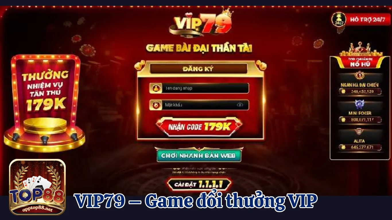 VIP79 – Game đổi thưởng VIP